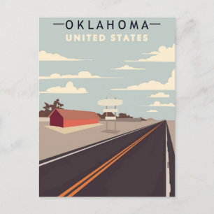 Postal Oklahoma Vintage Travel tulsa usa