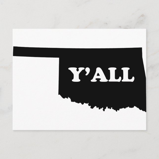 Postal Oklahoma Yall (Anverso)