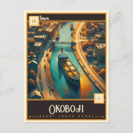 Postal Okoboji, Iowa | Vintage
