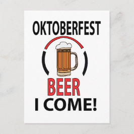 Postal Oktoberfest Beer Beer Funny Oktoberfest