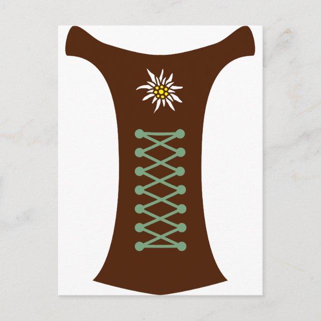 Postal Oktoberfest Dirndl (Anverso)