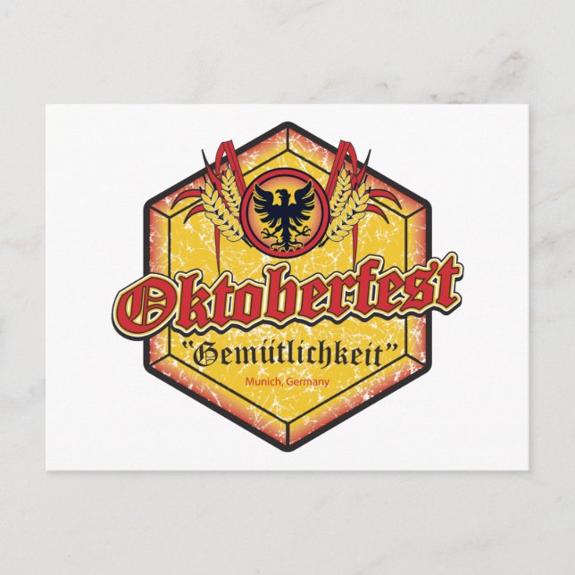 Postal Oktoberfest - Diseño del Pentágono (Anverso)