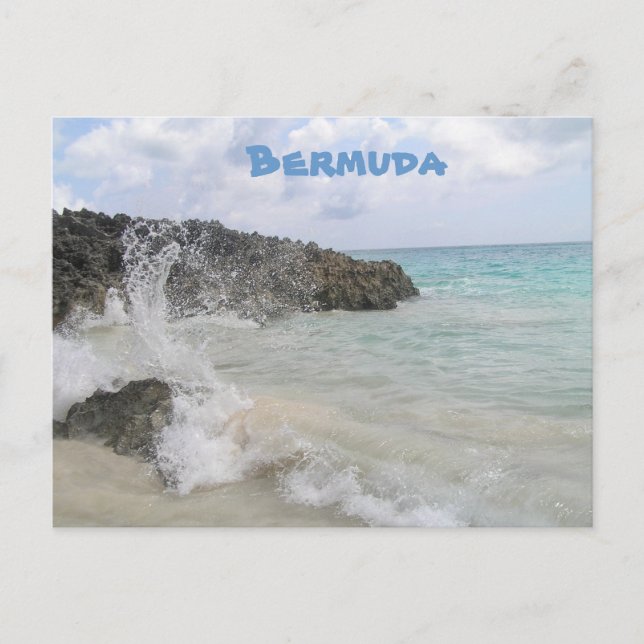 Postal Ola de Bermudas (Anverso)