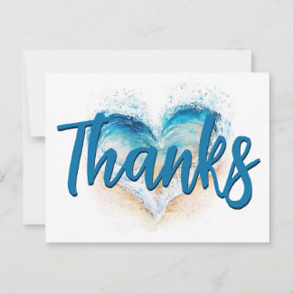 Postal Ola de Corazón Playa Gracias