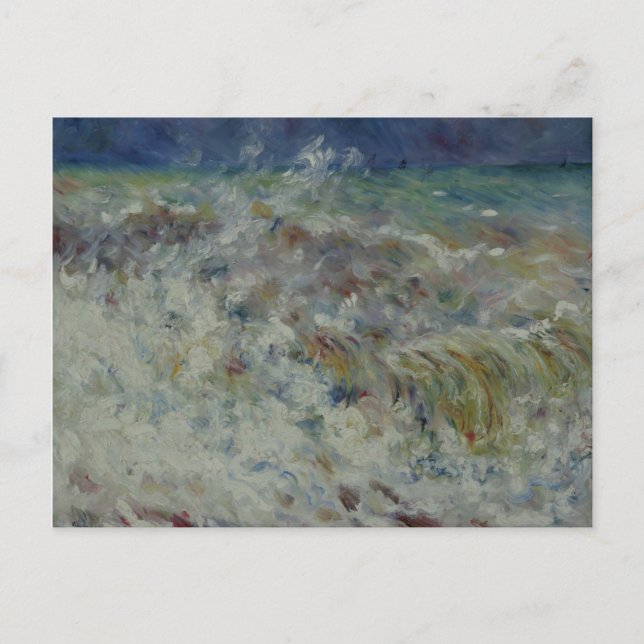 Postal Ola de Pierre-Auguste Renoir (Anverso)