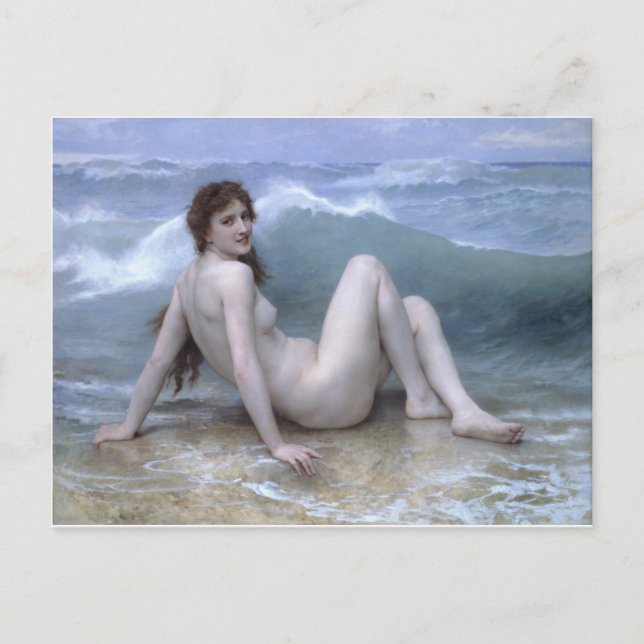 Postal Ola de William-Adolphe Bouguereau (Anverso)