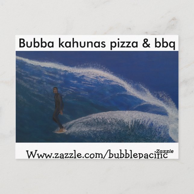 Postal Ola del cielo (Reverso)