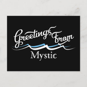 Postal Olas de agua místicas