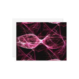 Postal Olas de energía rosada rock de Punk chica