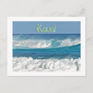 POSTAL OLAS DE KAUAI