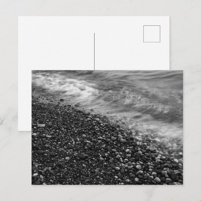 Postal Olas de mar relajantes (Anverso / Reverso)