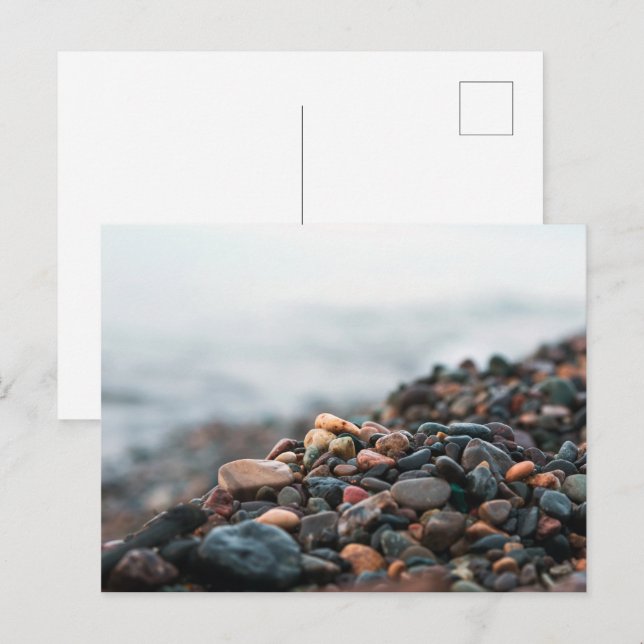 Postal Olas de mar relajantes (Anverso / Reverso)