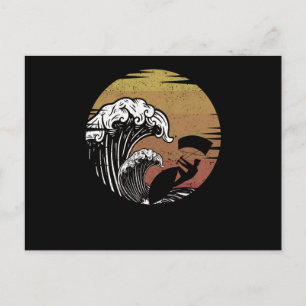 Postal Olas divertidas para kitesurfing windsurfing surfb