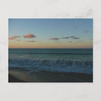 Postal Olas estrelladas en el paisaje de Sunset Beach