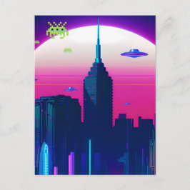 Postal Olas nocturnas y Vapor Daze