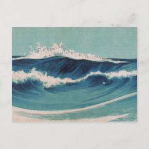 Postal Olas oceánicas - Uehara Konen