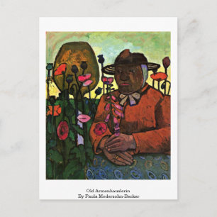 Postal Old Armenhauslerin De Paula Modersohn-Becker