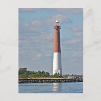 Postal "Old Barney" Barnegat Lighthouse LBI NJ