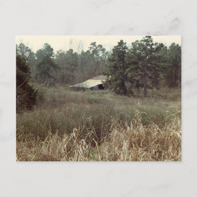 Postal Old Coushatta Barn (Anverso)