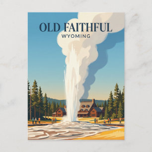 Postal Old Faithful EE. UU.