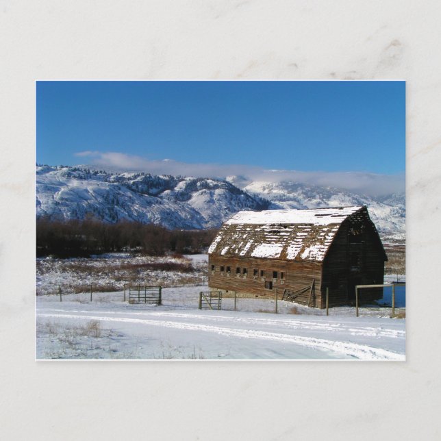 Postal Old Homestead Barn (Anverso)