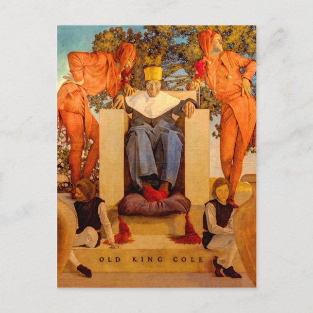 Postal Old King Cole (Anverso)