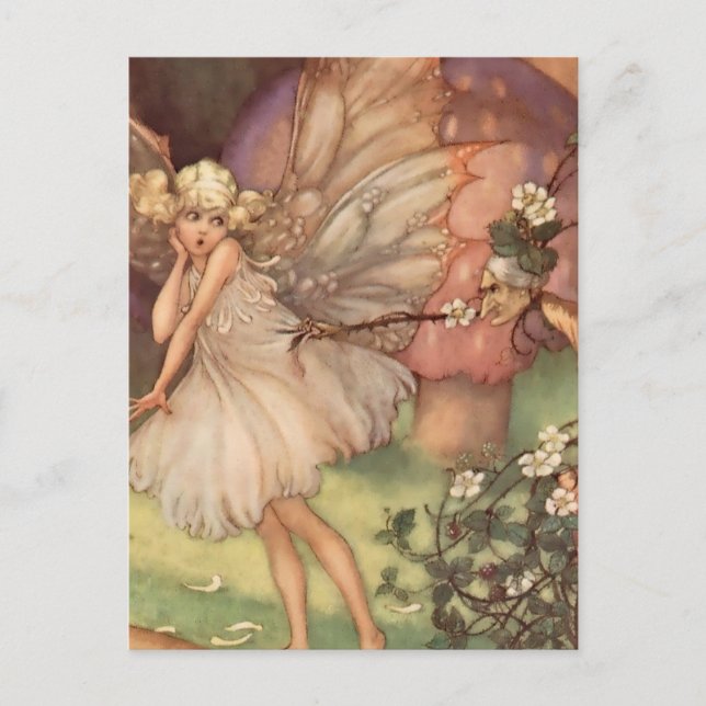 Postal “Old Mother Bramble” de Florence Anderson (Anverso)