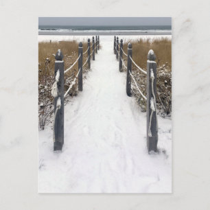 Postal old orchard beach winter