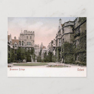 Postal Old Postcard - Brasenose College, Oxford