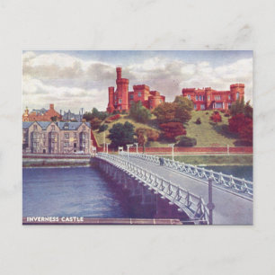 Postal Old Postcard - Inverness Castle, Scotland