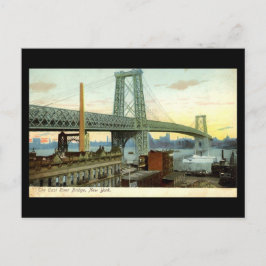 Postal Old Postcard, Nueva York, Puente Williamsburg