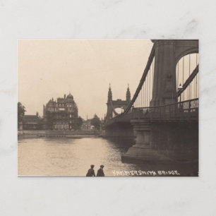 Postal Old Postcard - Puente Hammersmith, Londres