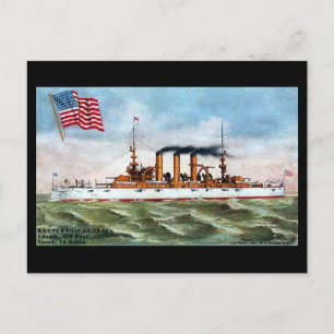 Postal Old Postcard - USS Georgia