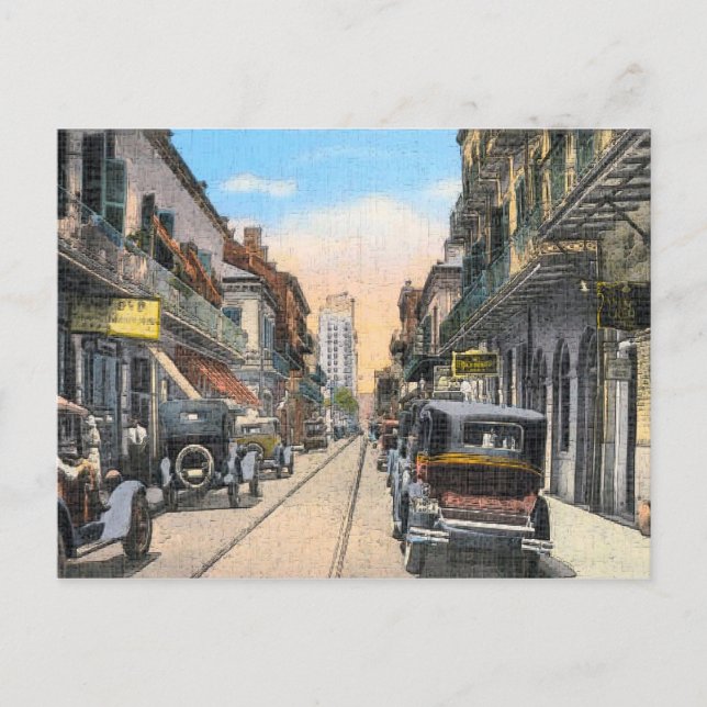 Postal Old Royal Street New Orleans (Anverso)
