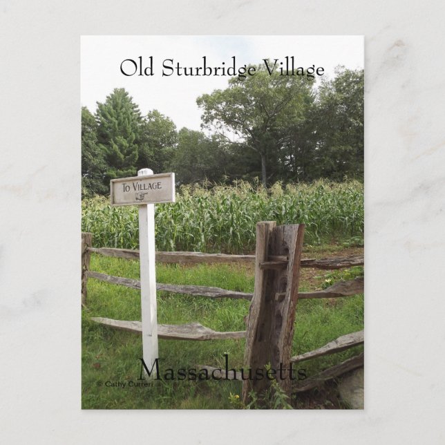 Postal Old Sturbridge Village Massachusetts (Anverso)