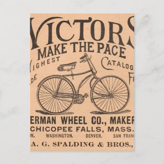 Postal Old' Timey Pennyfarthing Victorian Bicycle