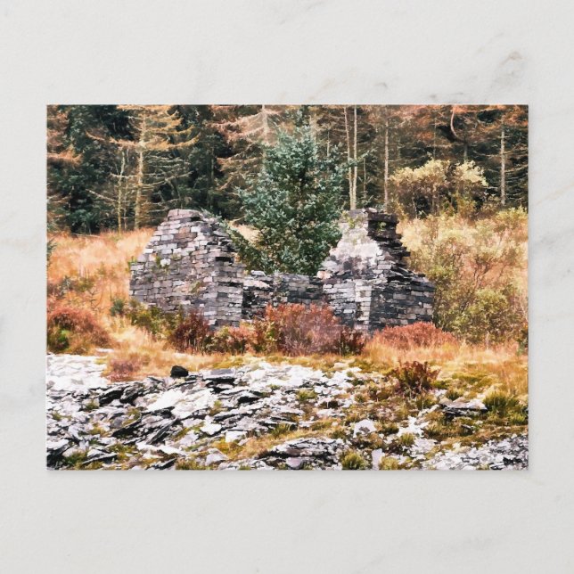 POSTAL OLD WELSH COTTAGE (Anverso)