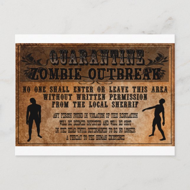 POSTAL OLD WEST ZOMBIE (Anverso)