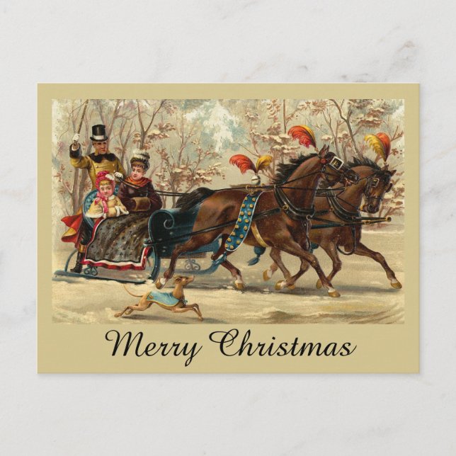 Postal Older and Younger Sisters Ride - Mary Evans (Anverso)