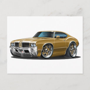 Postal Olds Cutlass Brown Car