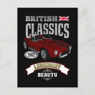 Postal Oldtimer AC Cobra British Beauty