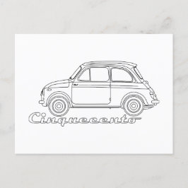 Postal Oldtimer Cinquecento Der PUCH 500