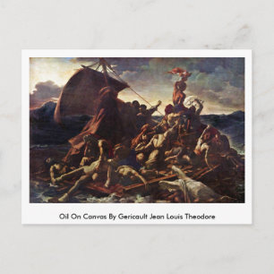 Postal Óleo Sobre Lienzo De Gericault Jean Louis Theodore
