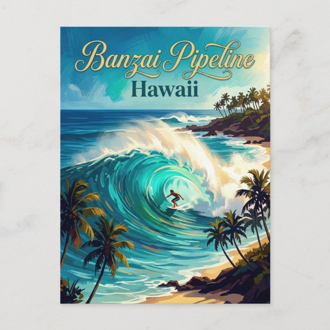 Postal Oleoducto Hawaii (Anverso)