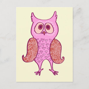Postal Oleus retro rosado