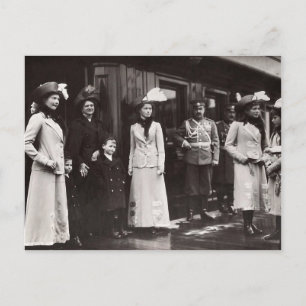 Postal Olga, Tatiana, Marie, Anastasia Romanov en Hesse
