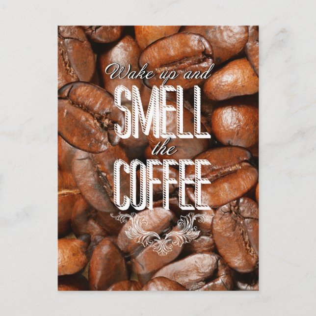 Postal Olía el café (Anverso)
