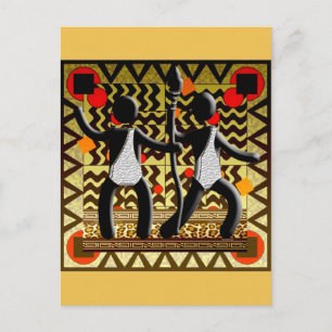 Postal Olimpiadas Africanas Pasando La Oratoria