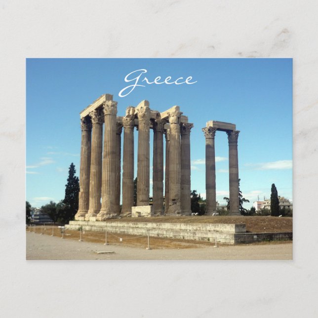 Postal olimpian zeus greece (Anverso)