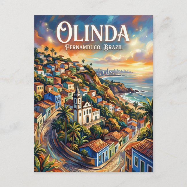 Postal Olinda Brasil (Anverso)